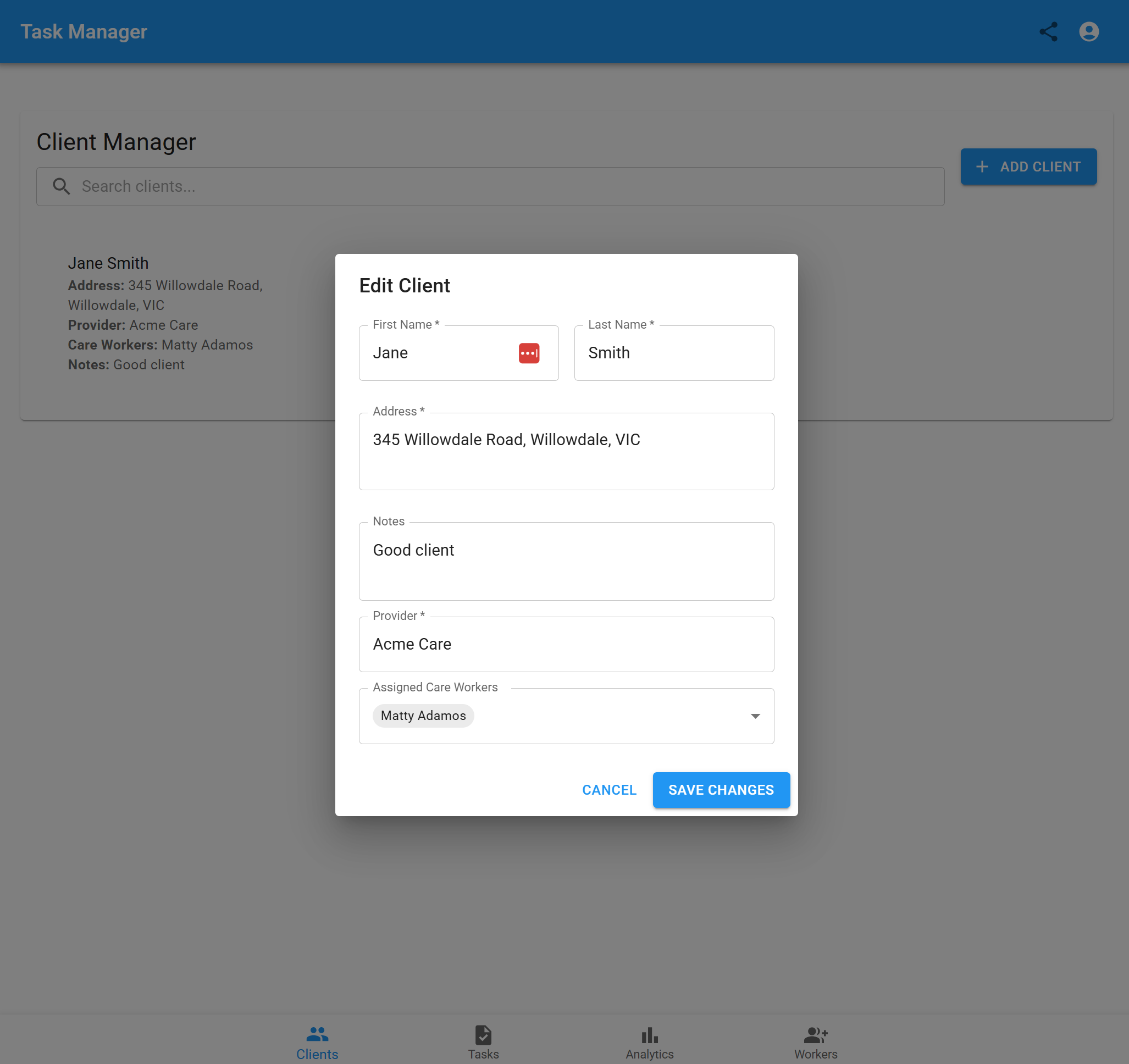 Client Management